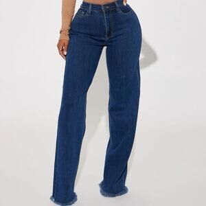 Fashion Nova Muy Bueno High Rise Stretch Jeans Dark Wash Size 3